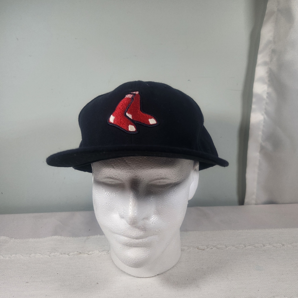 New Era Black Cap with Red Emblem